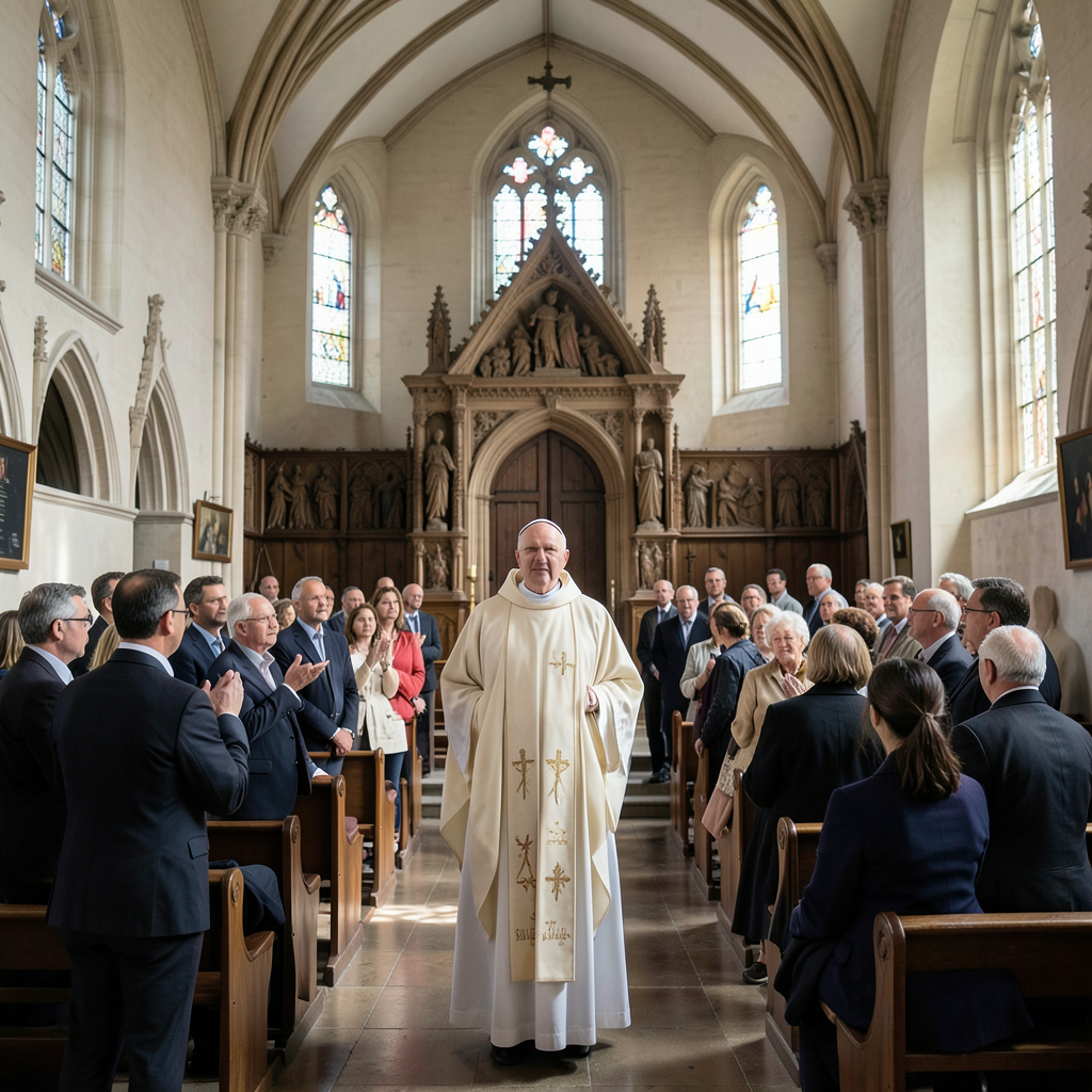 Stanmore Parish Greeting New Spiritual Leader Julio Albornoz